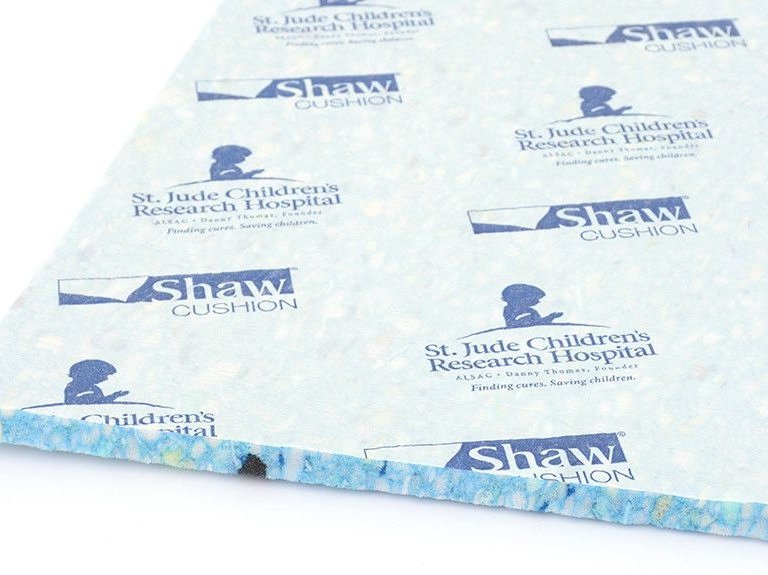 St Jude carpet cushion supporting charity - Excel Carpet LTD in the Commack, NY area
